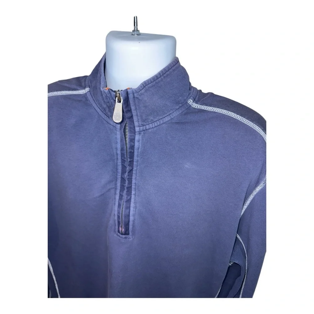 Men’s Tommy Bahama 1/4 Zip Blue Sweater - XL